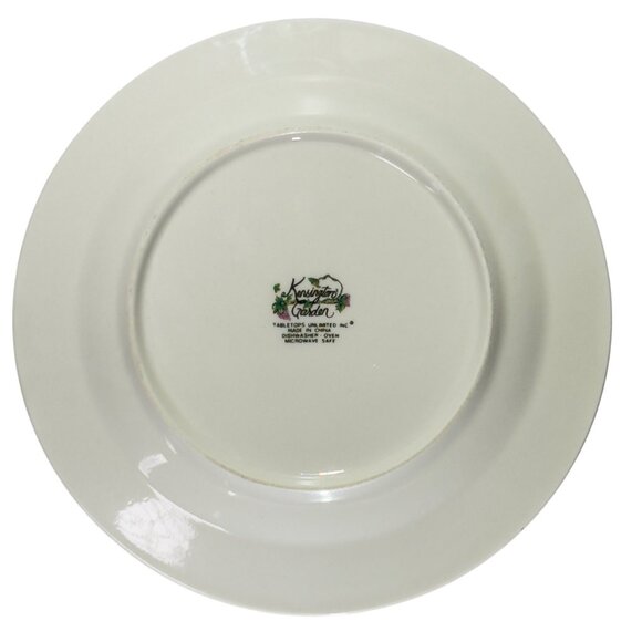 Kensington Garden Decorative Ceramic Bread Desert Plate With Fruit Border Design - Picture 2 of 10